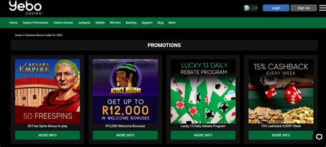 yebo casino new player bonus